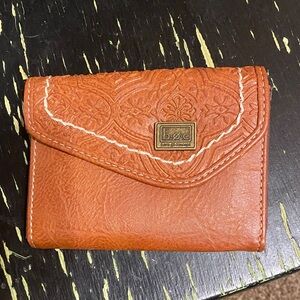 B.O.C. Women's Brown Embossed Wallet
